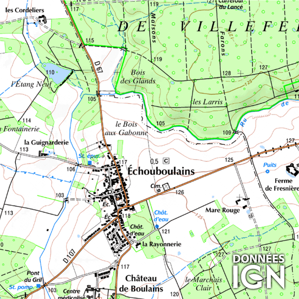 Carte IGN Au 1 25 000 Pour GPS Seine Et Marne