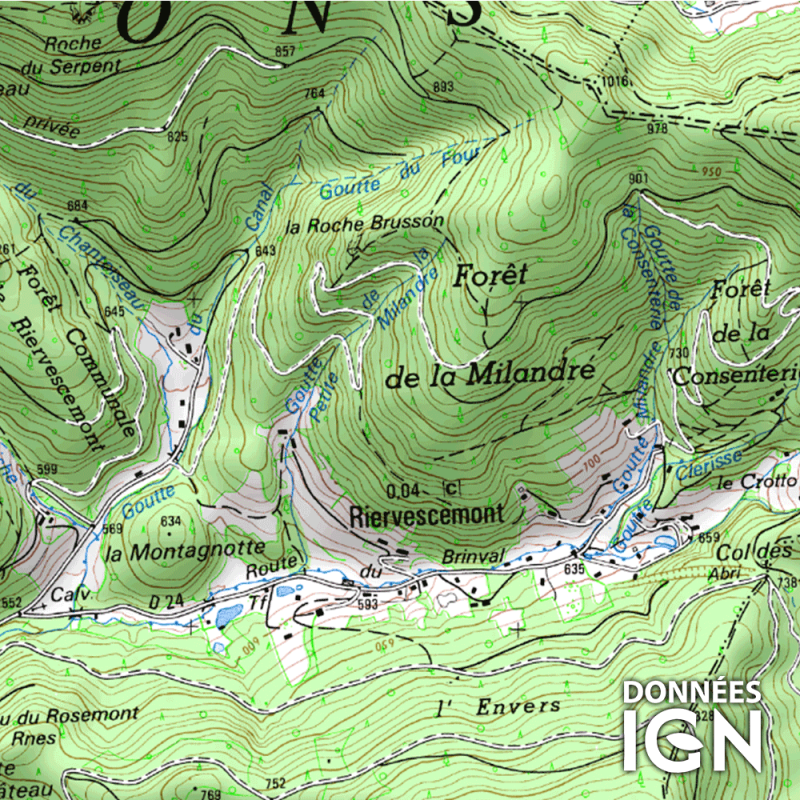 carte ign belfort Carte IGN au 1 : 25 000 pour GPS   Territoire de Belfort (90)