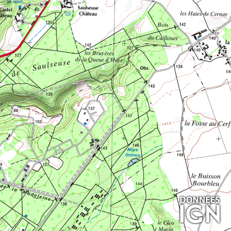 Département Ign Val Doise 95 1 25 000 - 