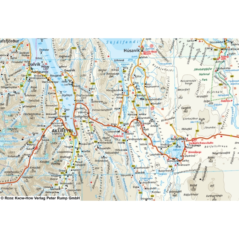 GPS Globe - Carte touristique de l'Islande